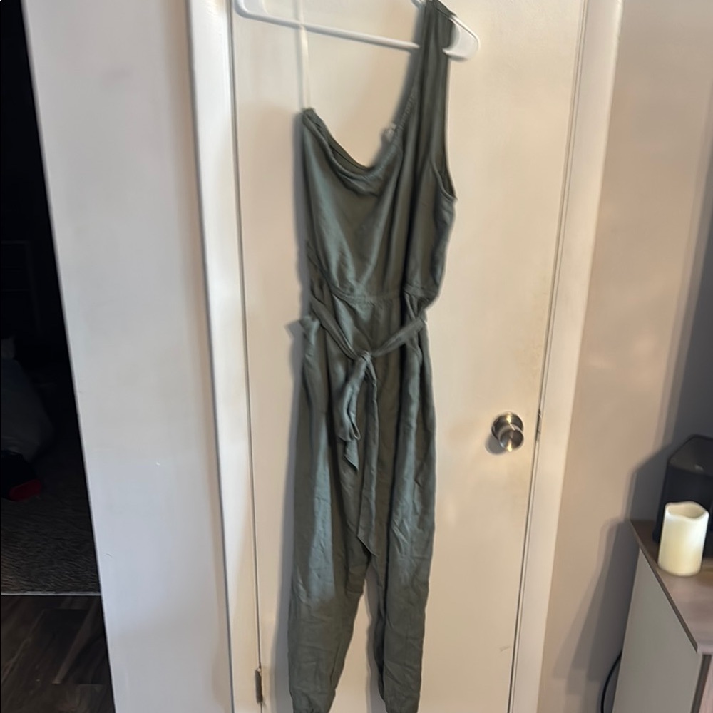 American Eagle Outfitters Olive Jumpsuit